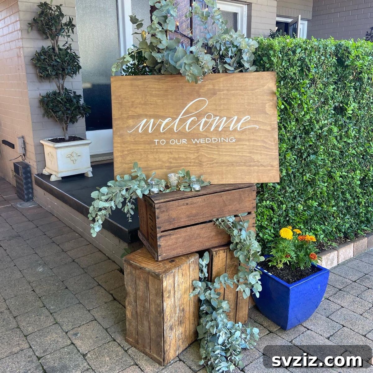 10. Rustic Welcome