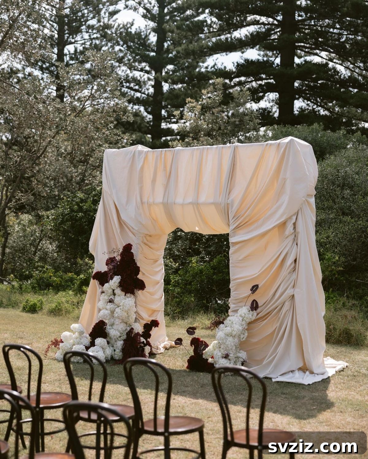 2. Ethereal Draped Altar
