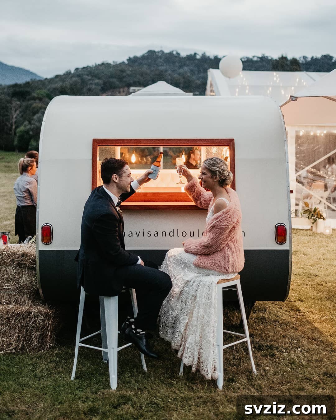 6. Laid-Back Camper Van Bar