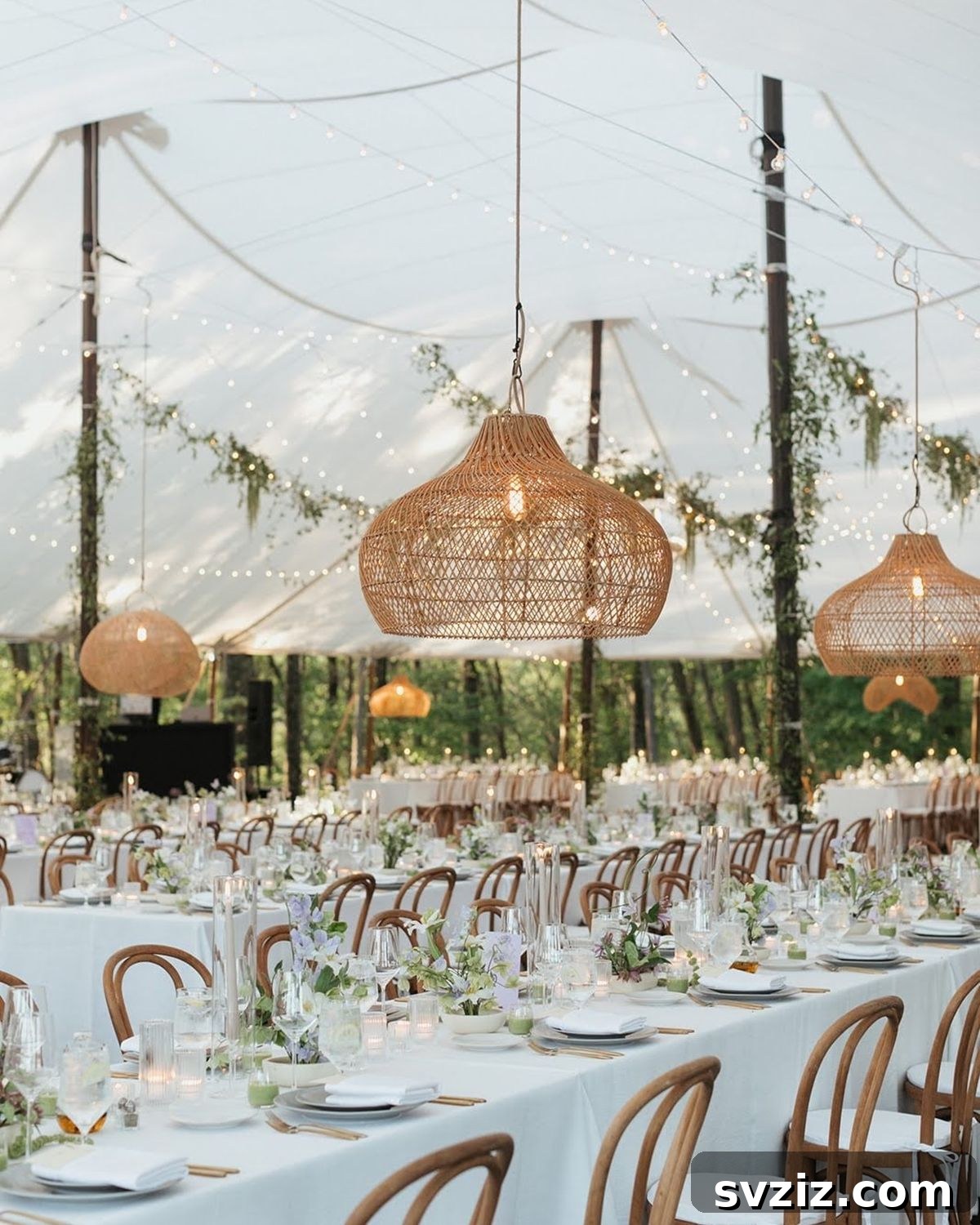 2. Earthy Rattan Lighting