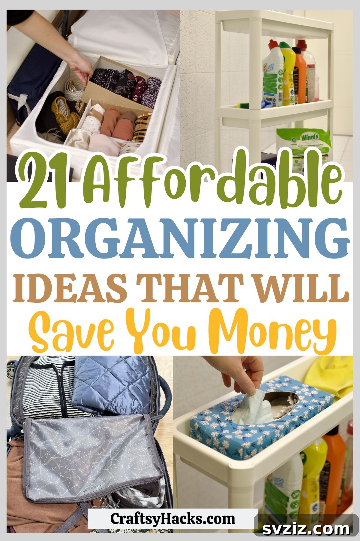 Budget-friendly home organizing hacks using repurposed items