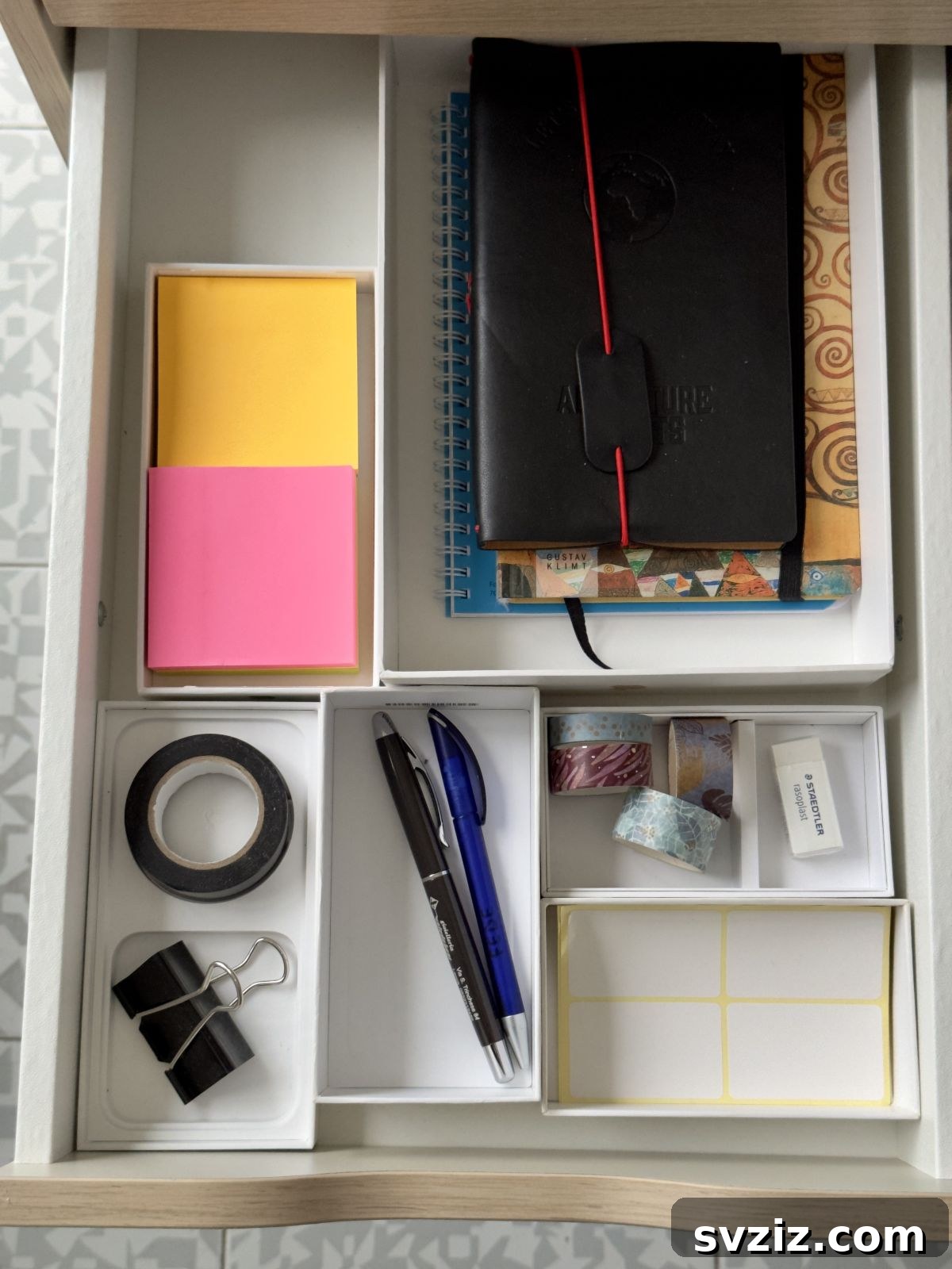 Electronics packaging repurposed into drawer dividers
