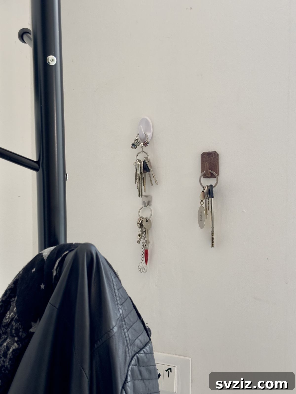 21 Genius Home Organization Hacks for ADHD Brains 15 13. Use Hooks for Quick Grab Essentials and coats