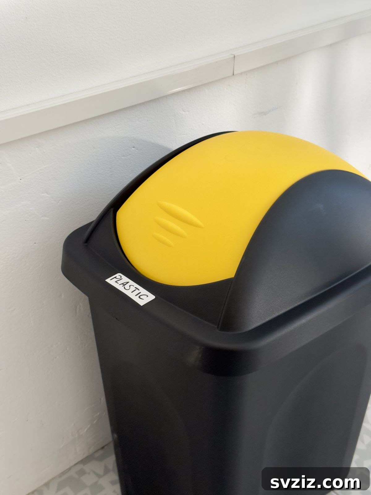 21 Genius Home Organization Hacks for ADHD Brains 17 15. Label Recycling Bins for easy sorting