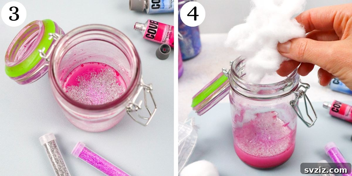 Craft Your Own Galaxy Jars 5 Nice Galaxy Jars Instructions 3-4