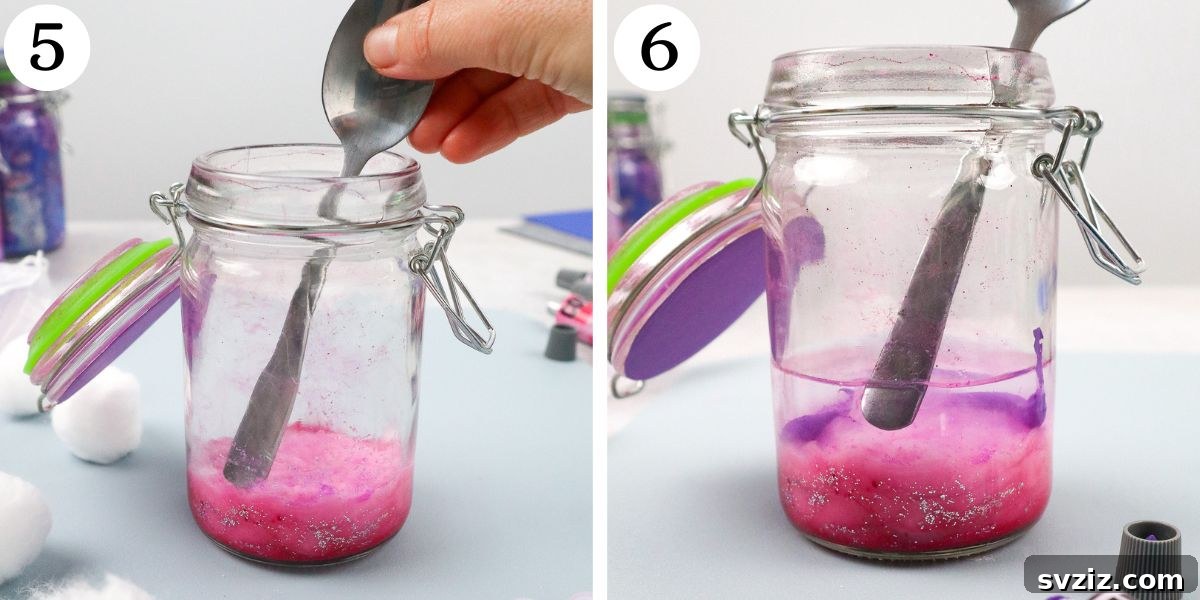 Craft Your Own Galaxy Jars 6 Stunning Galaxy Jars Instructions 5-6