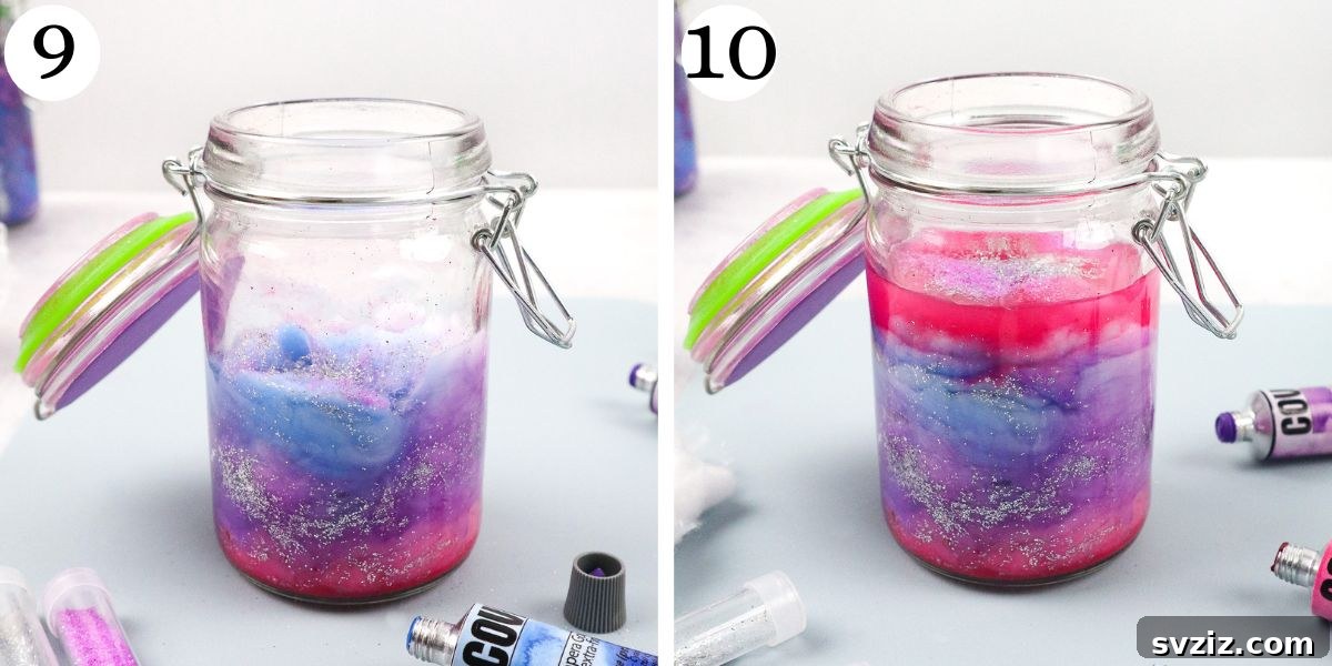 Craft Your Own Galaxy Jars 8 Easy Galaxy Jars Instructions 9-10