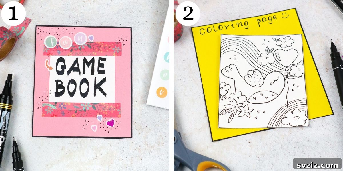 Tactile Adventure Book 4 Customizable Squishy Game Book Instructions for Pages 1-2