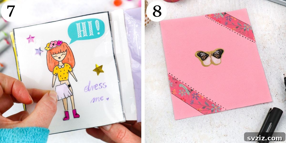 Tactile Adventure Book 7 Instructions for Easy Squishy Game Book Pages 7-8