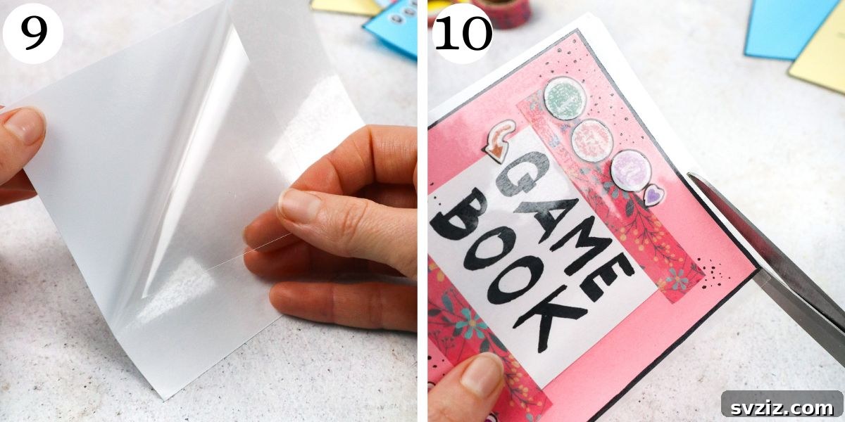 Tactile Adventure Book 8 Instructions for Quick Squishy Game Book Pages 9-10