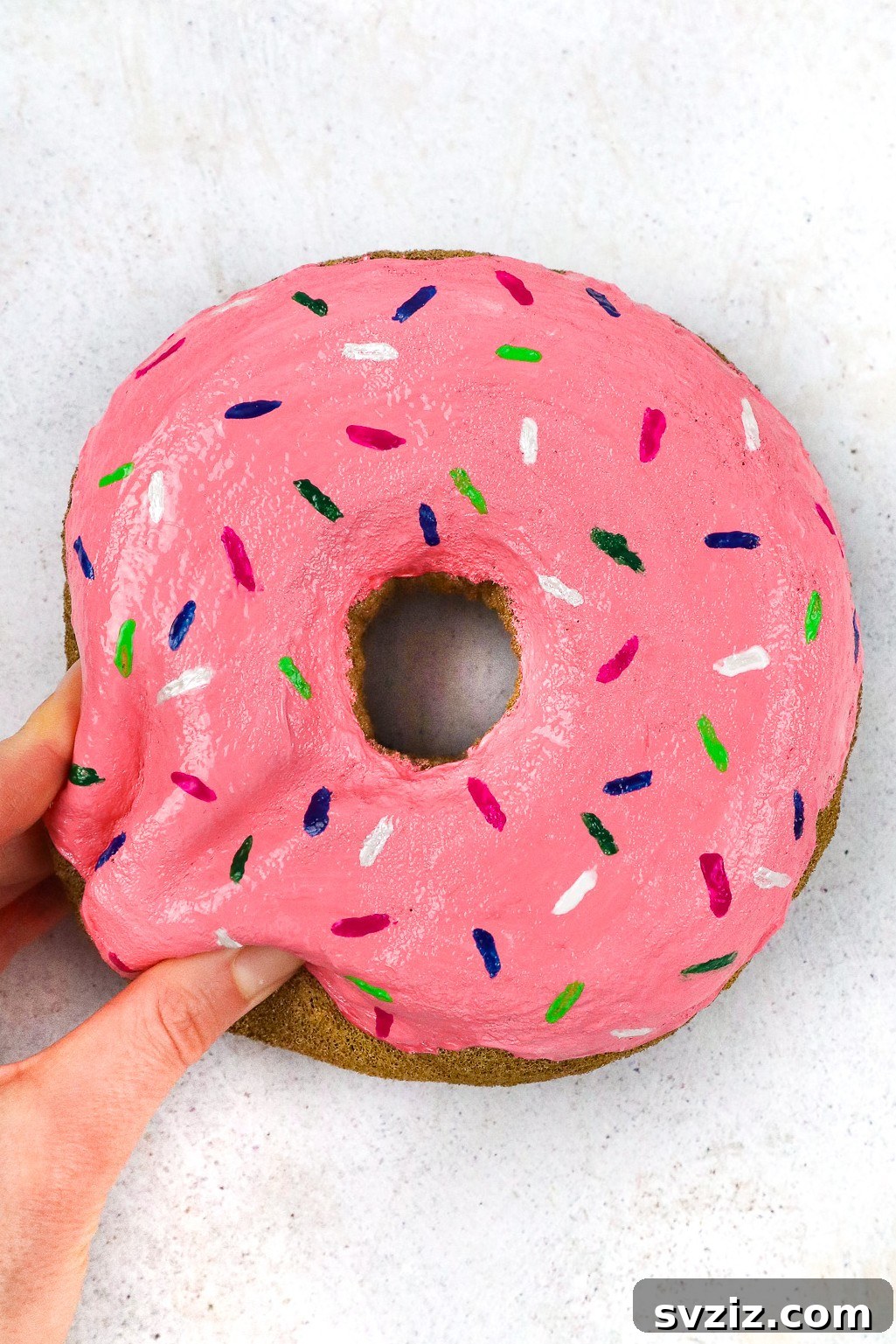 Finished DIY Squishy Donut