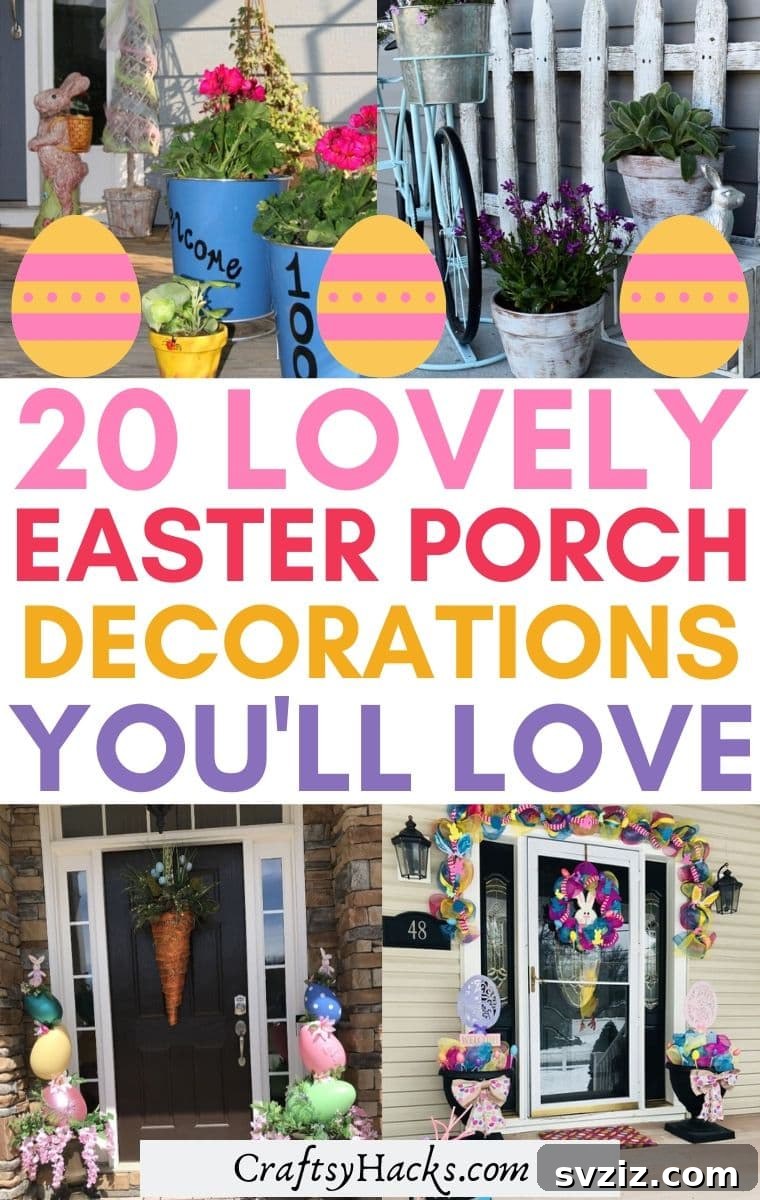 20 Charming Easter Porch Decor Inspirations 2 easter porch decorations