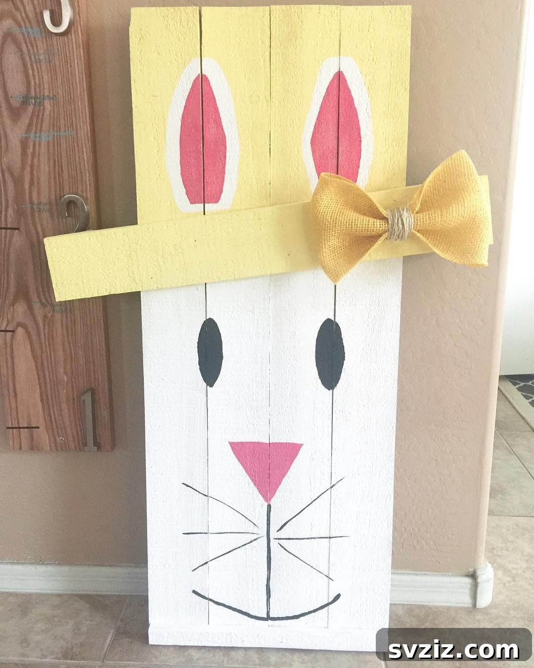 20 Charming Easter Porch Decor Inspirations 20 Board Bunny