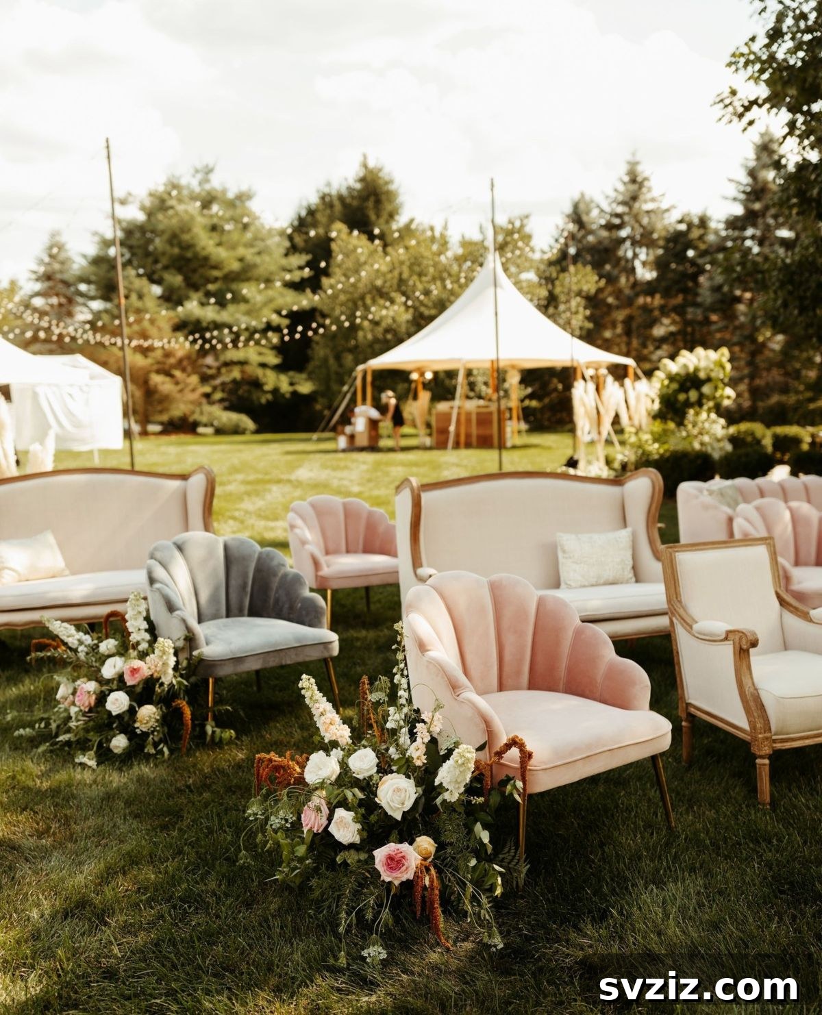 Enchanting Backyard Wedding Decor 12 10. Ceremony Seating