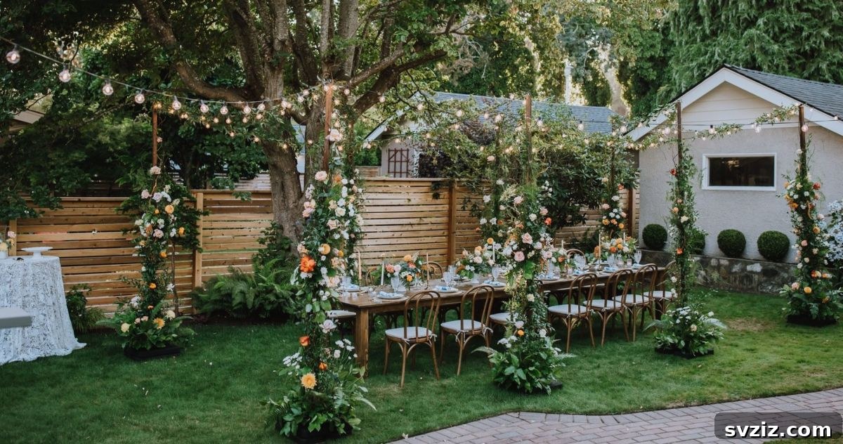Enchanting Backyard Wedding Decor 6 4. Fairy Tale Backyard