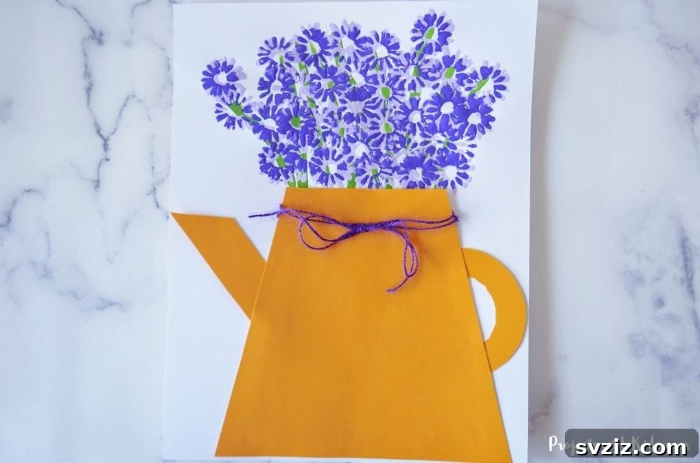 Creative Spring Art for Kids 15 Innovative Straw Flower Painting for Kids