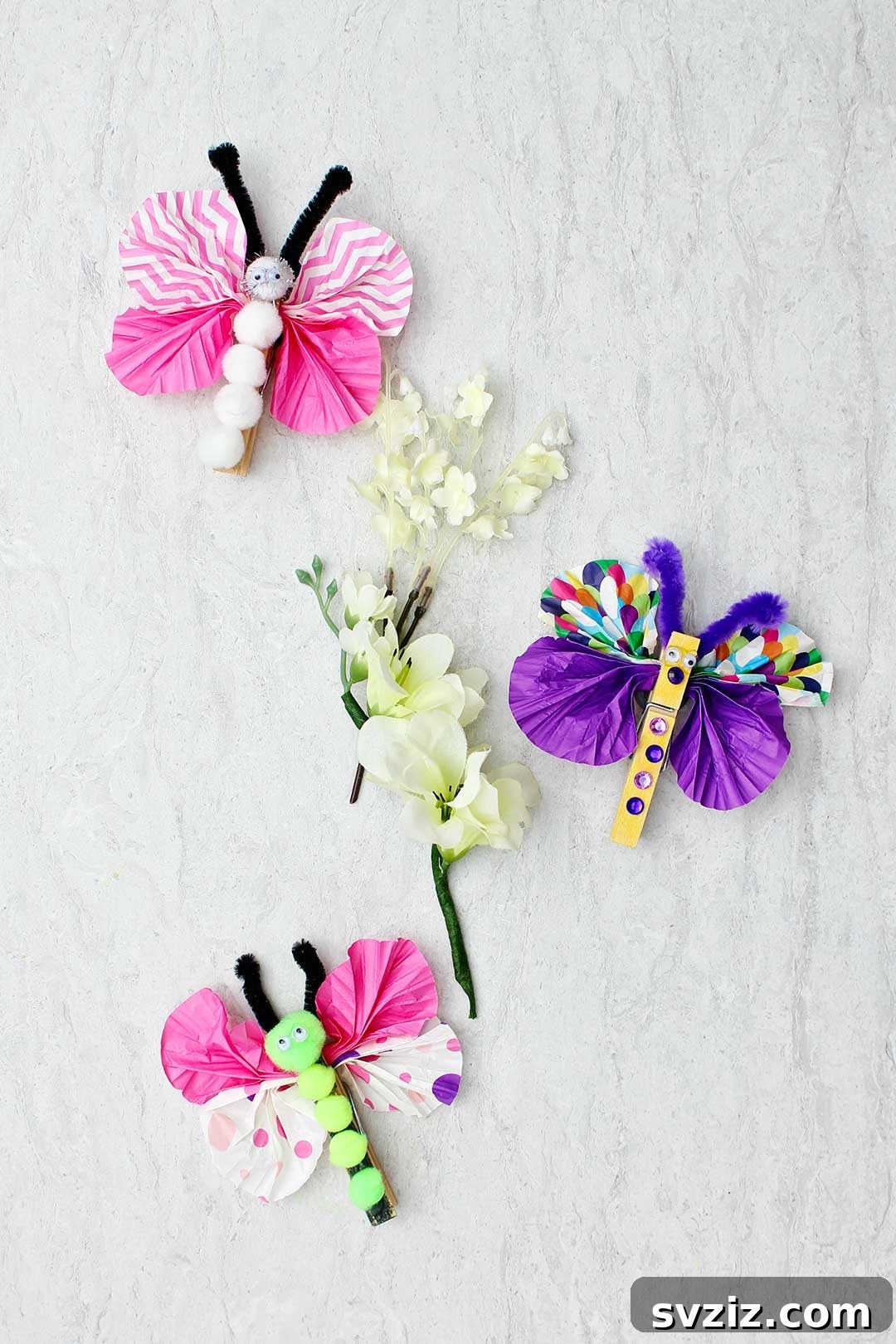 10. Butterfly Clothespin