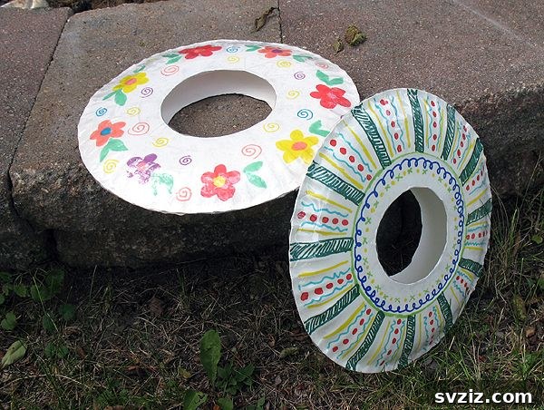 13. Paper Plate Frisbees