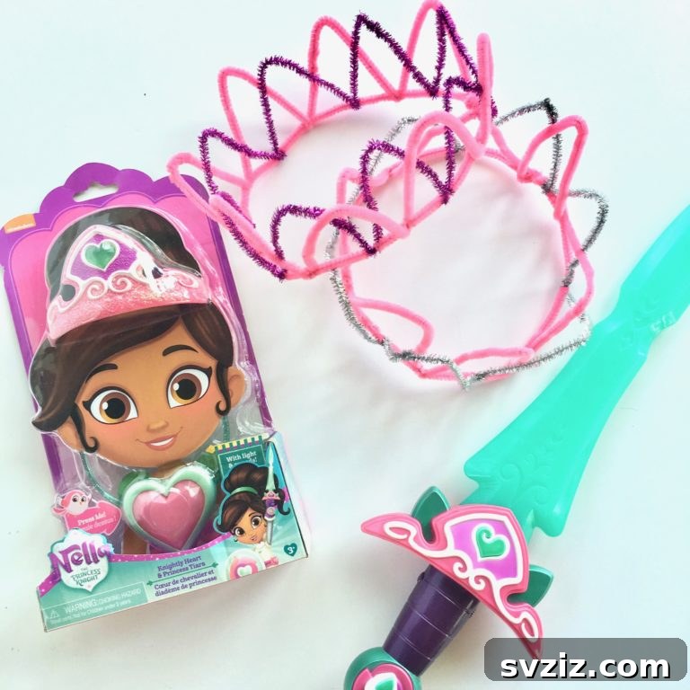 17. Pipe Cleaner Princess Crowns