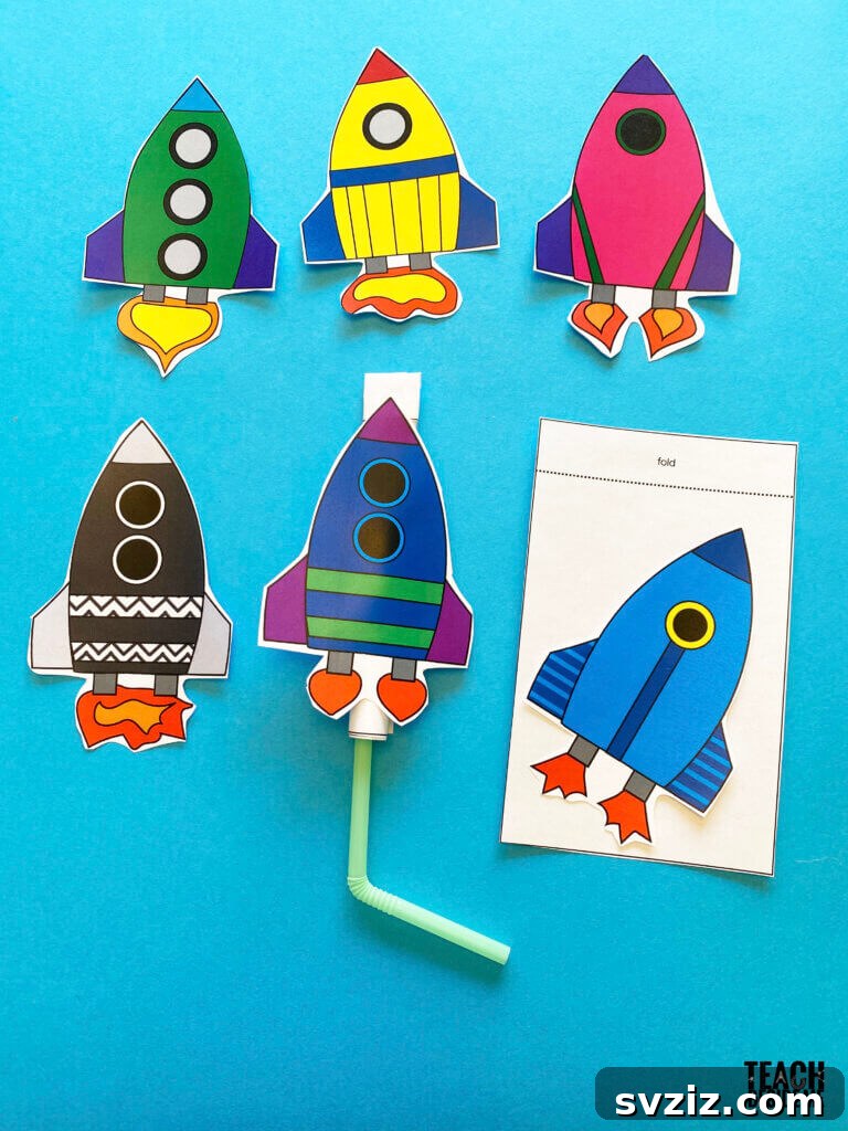 2. Straw Rocket