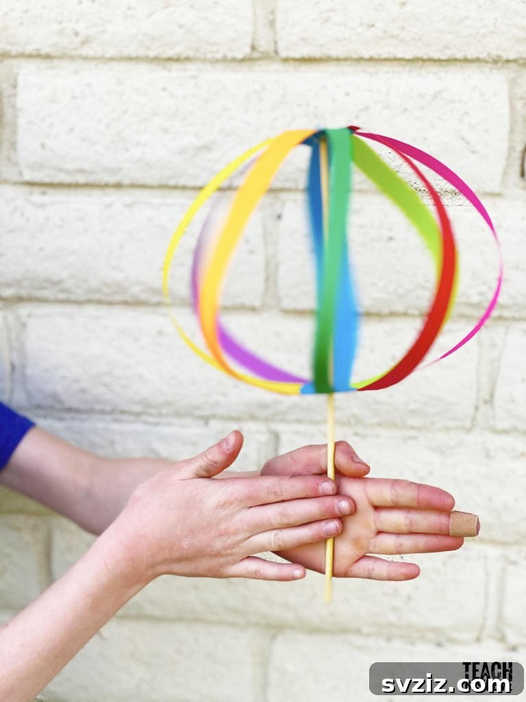 7. Twirligig Paper Spinner Toy
