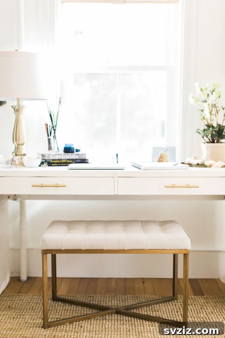 6. IKEA MICKE Linen Desk