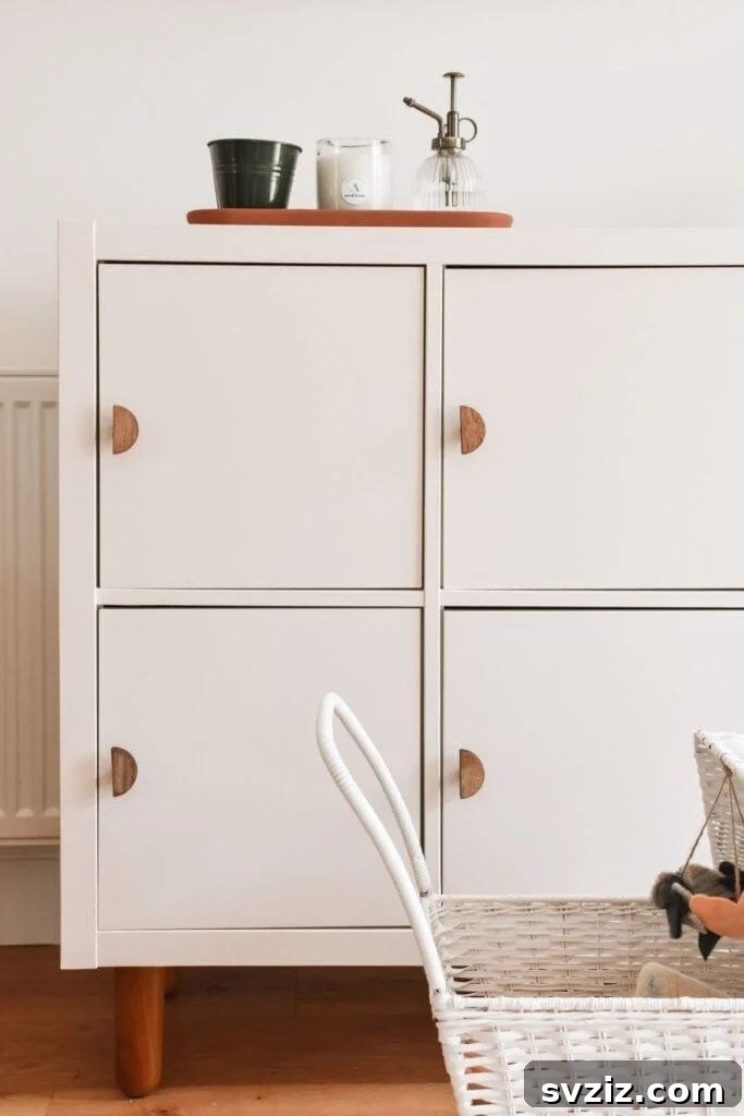 23 Ingenious IKEA Sideboard Makeovers 14 12. IKEA KALLAX Facelift