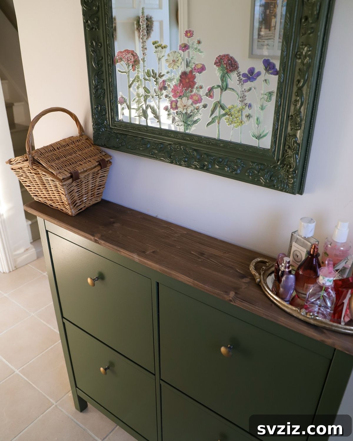 23 Ingenious IKEA Sideboard Makeovers 9 7. Space-Saving IKEA Sideboard Transformation