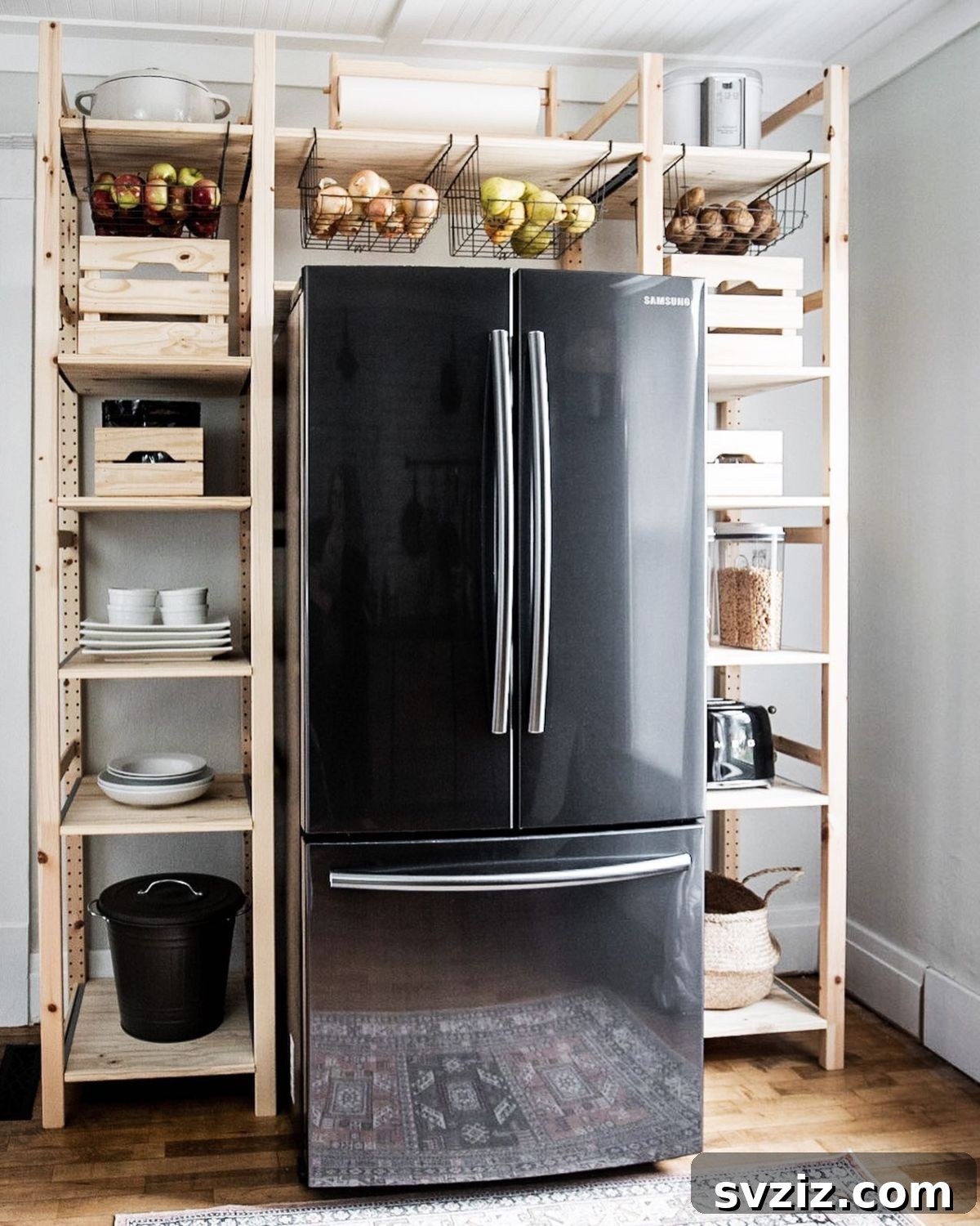 23 Game-Changing IKEA Pantry Hacks 11 9. Open Pantry