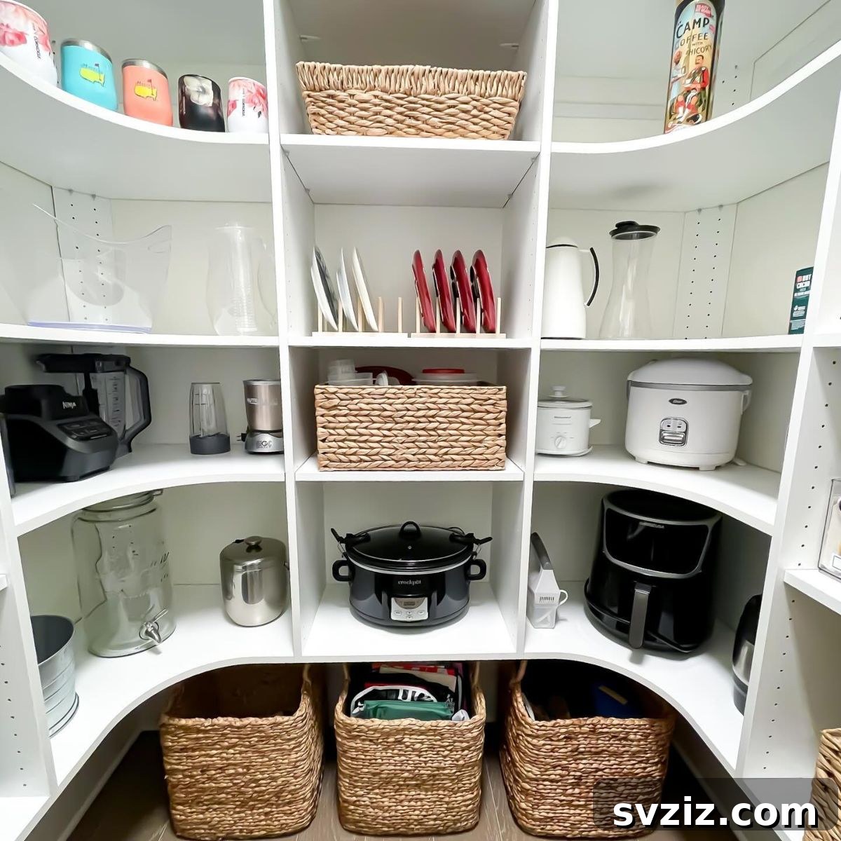 Elevate Your Pantry: 27 Brilliant Strategies for Enduring Order 23 21. Wicker Baskets