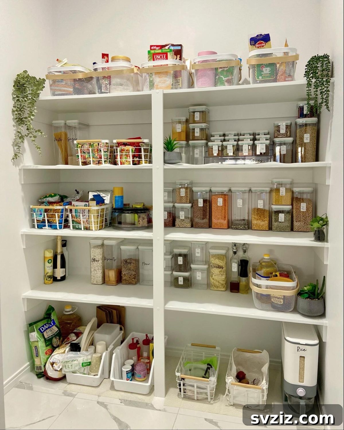 Elevate Your Pantry: 27 Brilliant Strategies for Enduring Order 26 24. Use Floor Space