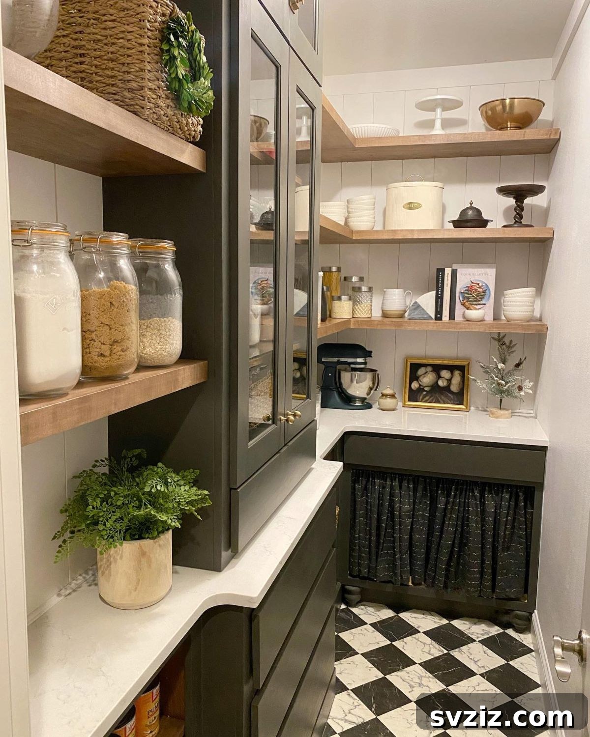 Elevate Your Pantry: 27 Brilliant Strategies for Enduring Order 8 6. Floating Shelves