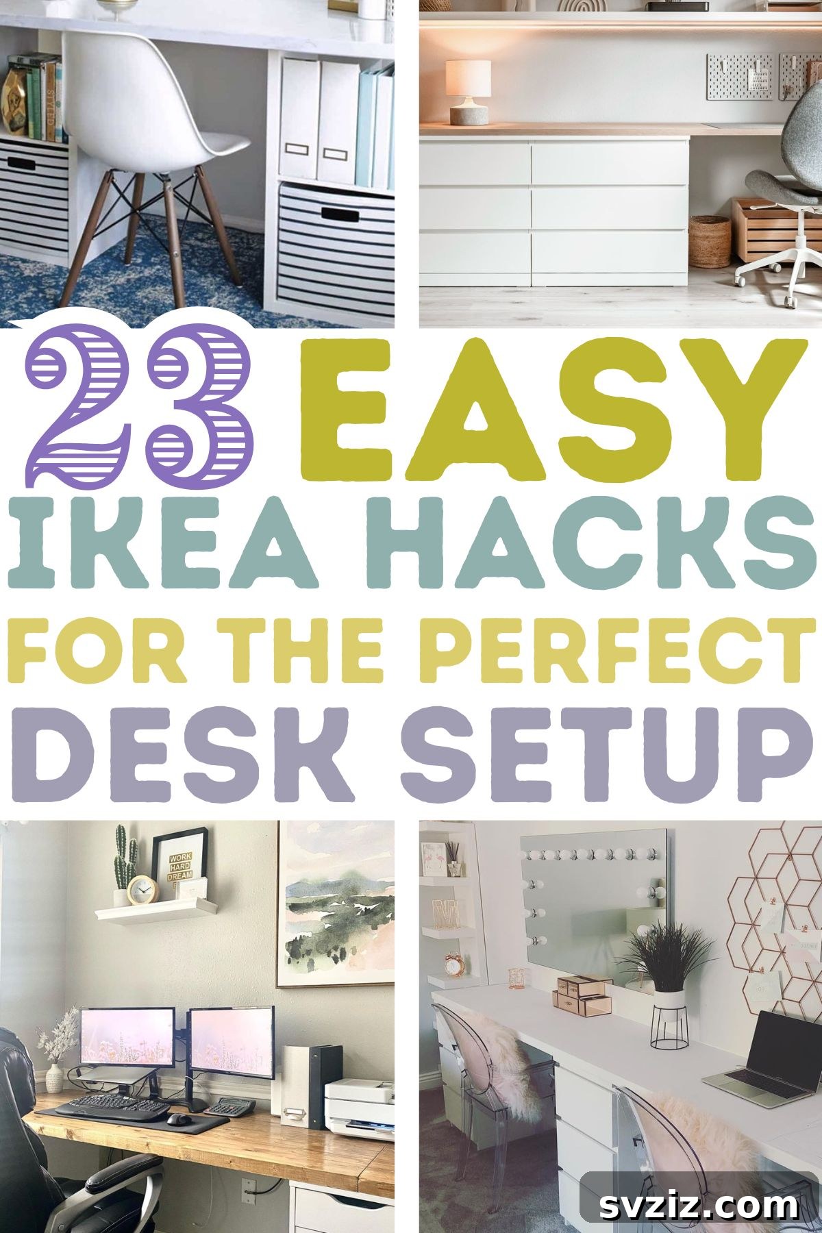 Transform Your Office with Ingenious IKEA Desk Ideas 2 IKEA Desk hacks