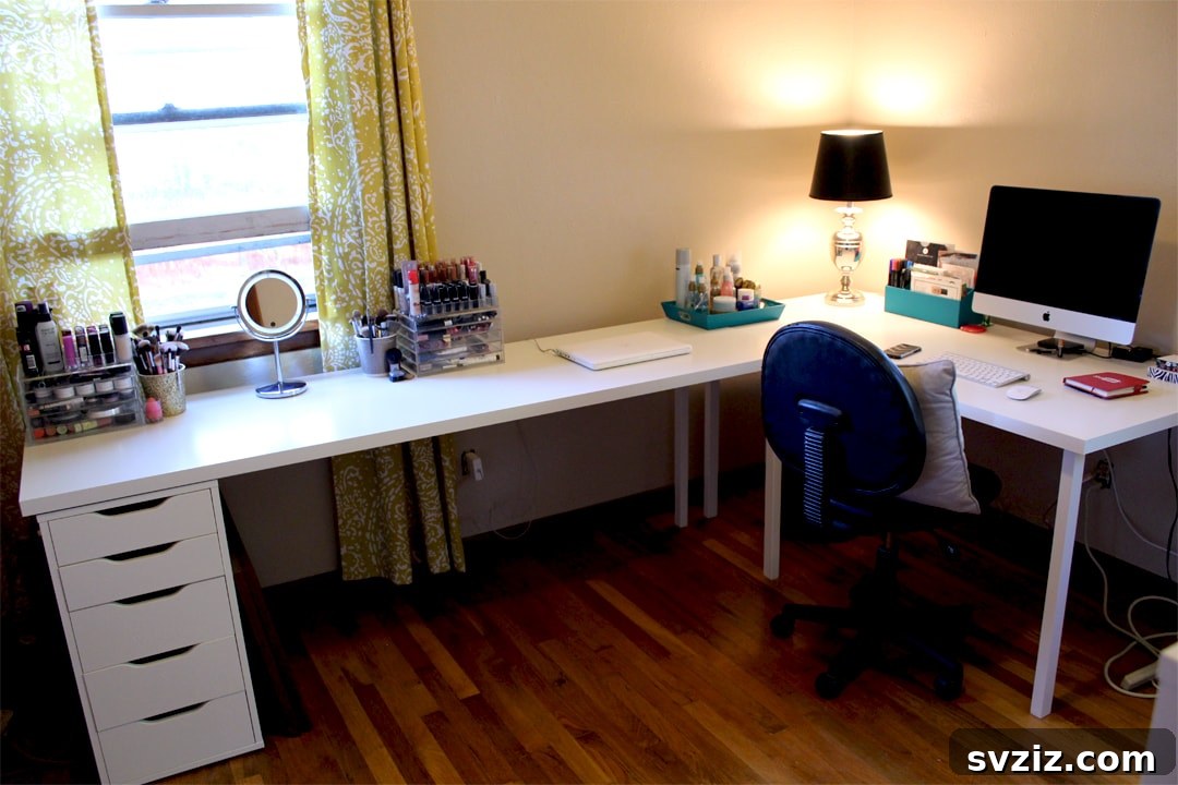 Transform Your Office with Ingenious IKEA Desk Ideas 11 L-Shaped Desk
