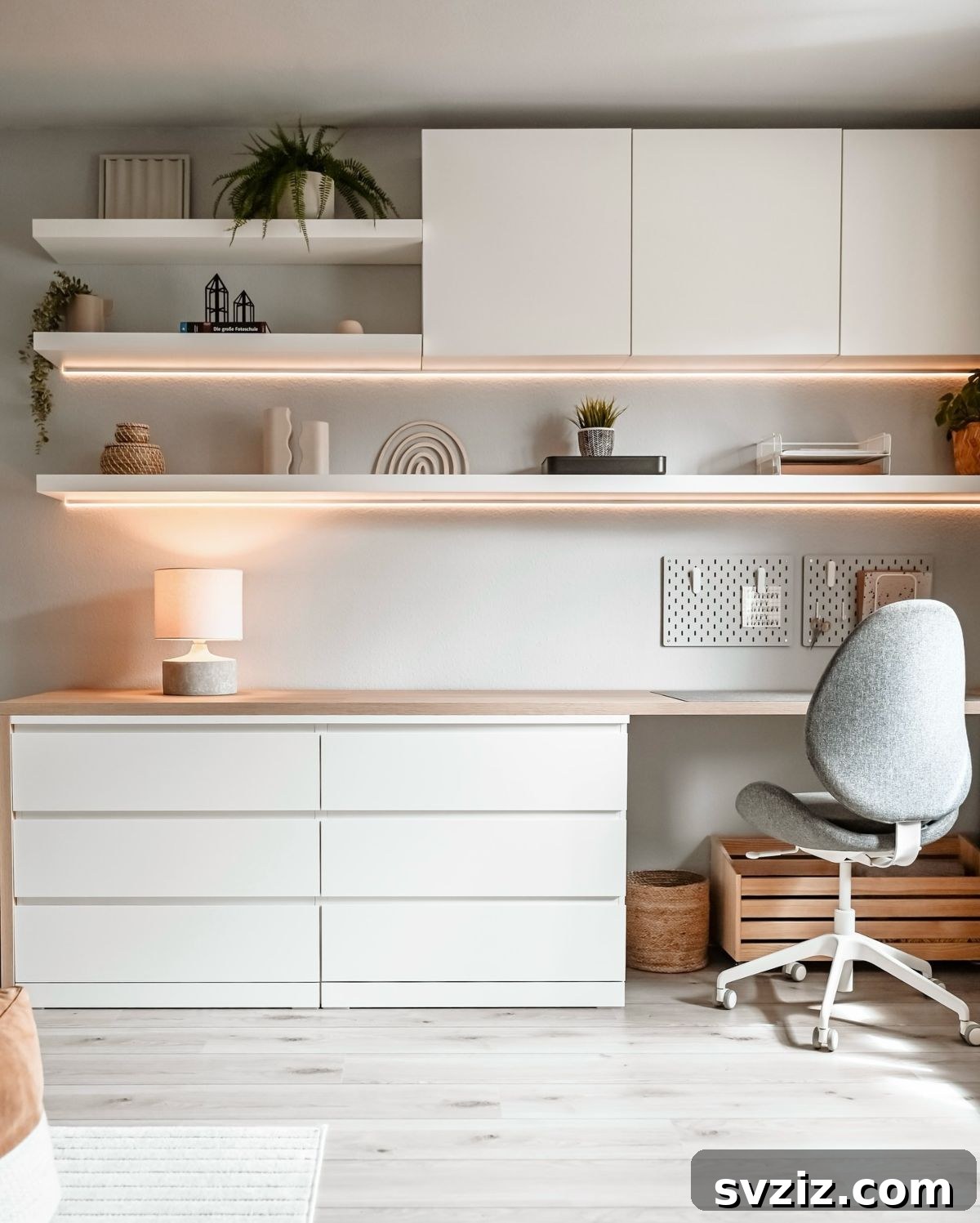 Transform Your Office with Ingenious IKEA Desk Ideas 16 Wall To Wall Desk