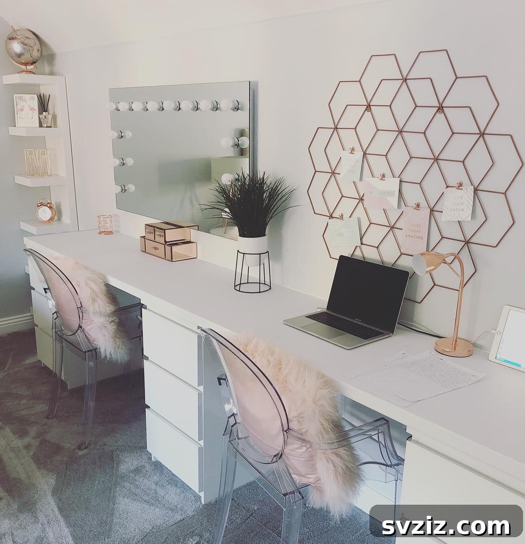 Transform Your Office with Ingenious IKEA Desk Ideas 17 IKEA Girls Dressing Table