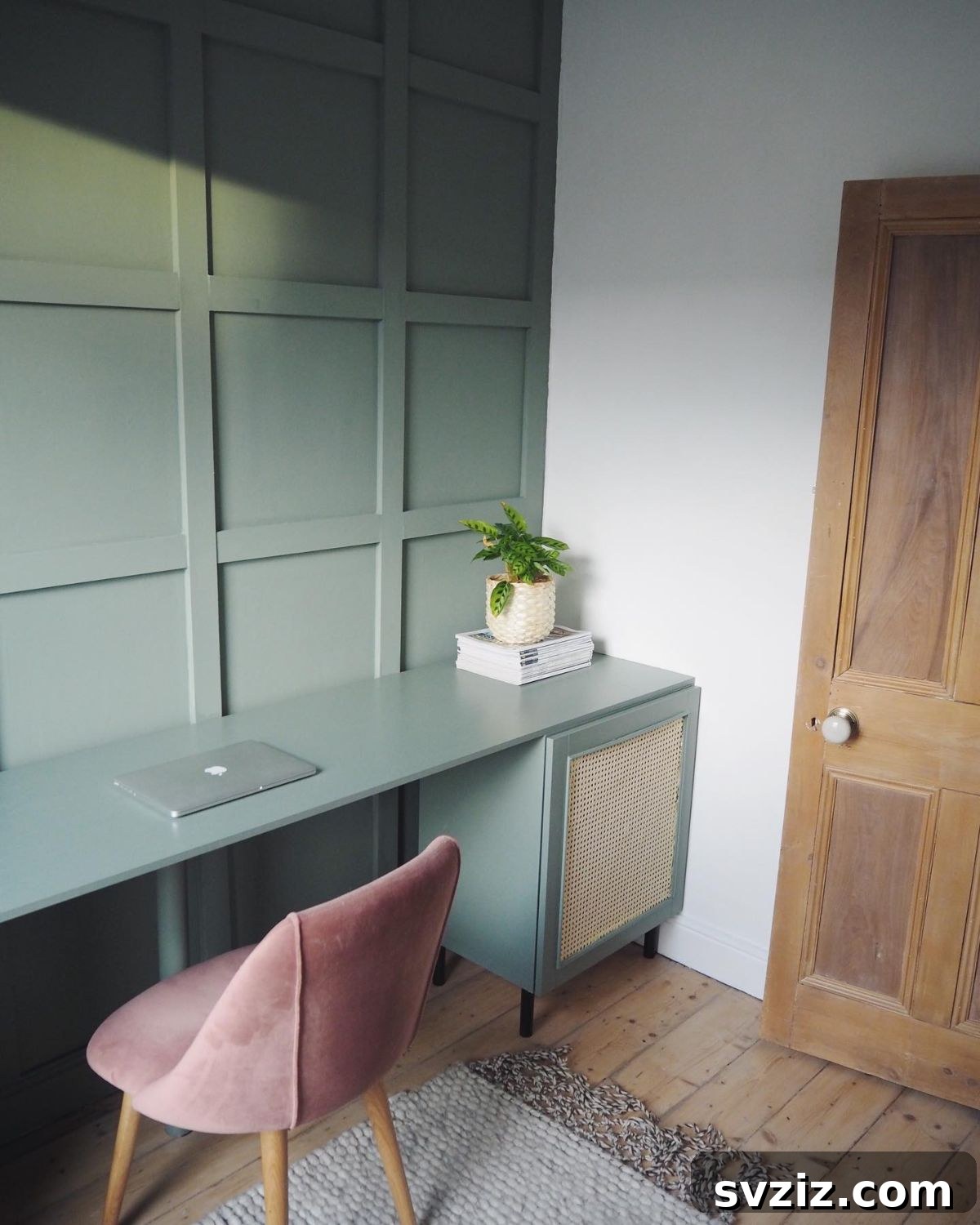 Transform Your Office with Ingenious IKEA Desk Ideas 6 Contemporary Green Desk