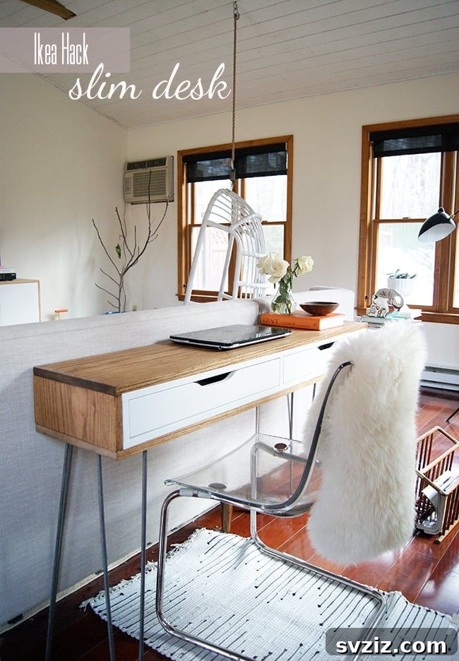Transform Your Office with Ingenious IKEA Desk Ideas 10 Stylish Slim Desk