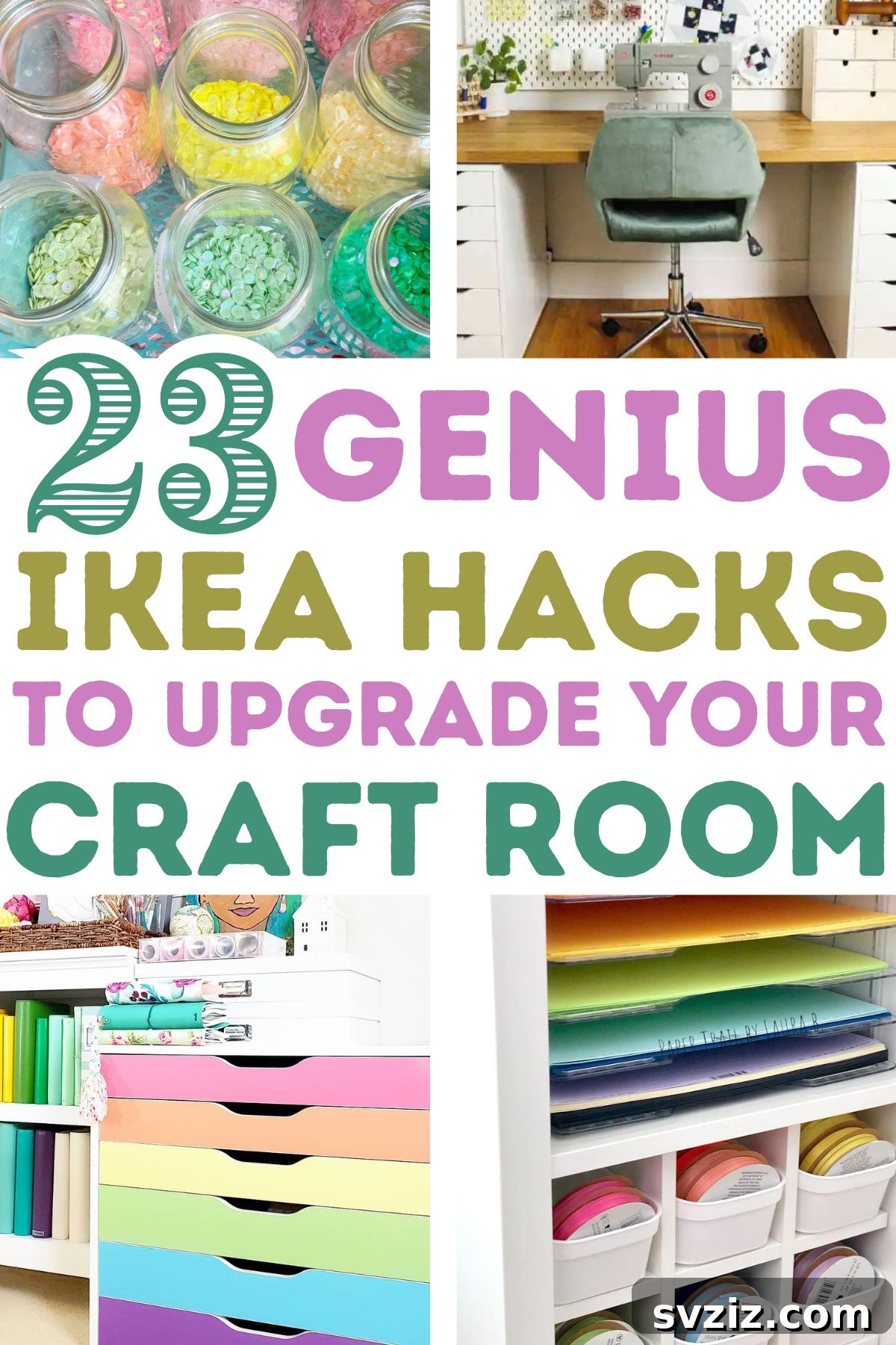 Craft Room Bliss 23 Brilliant IKEA Hacks for Your Creative Space 2 IKEA Craft room hacks