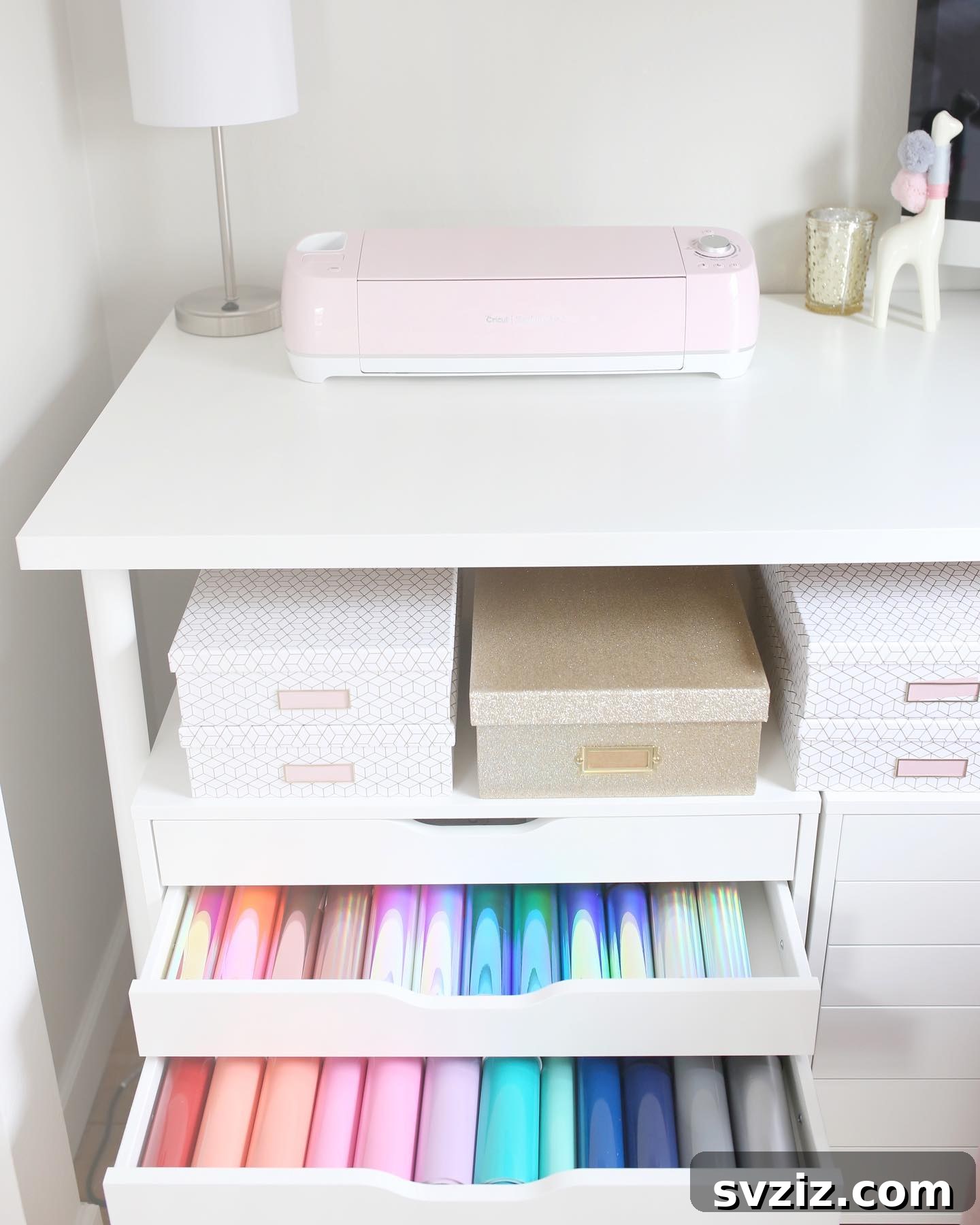 Craft Room Bliss 23 Brilliant IKEA Hacks for Your Creative Space 11 Vinyl Storage