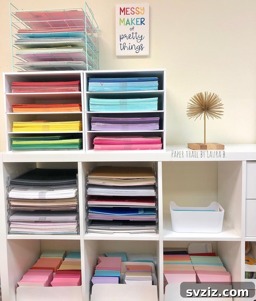 Craft Room Bliss 23 Brilliant IKEA Hacks for Your Creative Space 23 Perfect Paper Organization