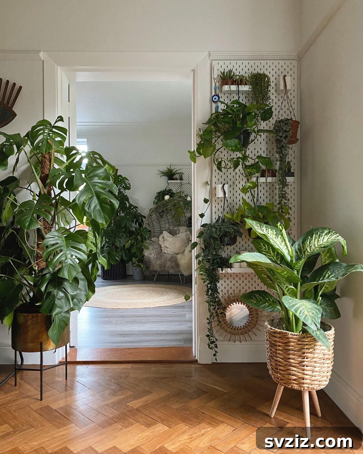 IKEA Pegboard Plant Wall