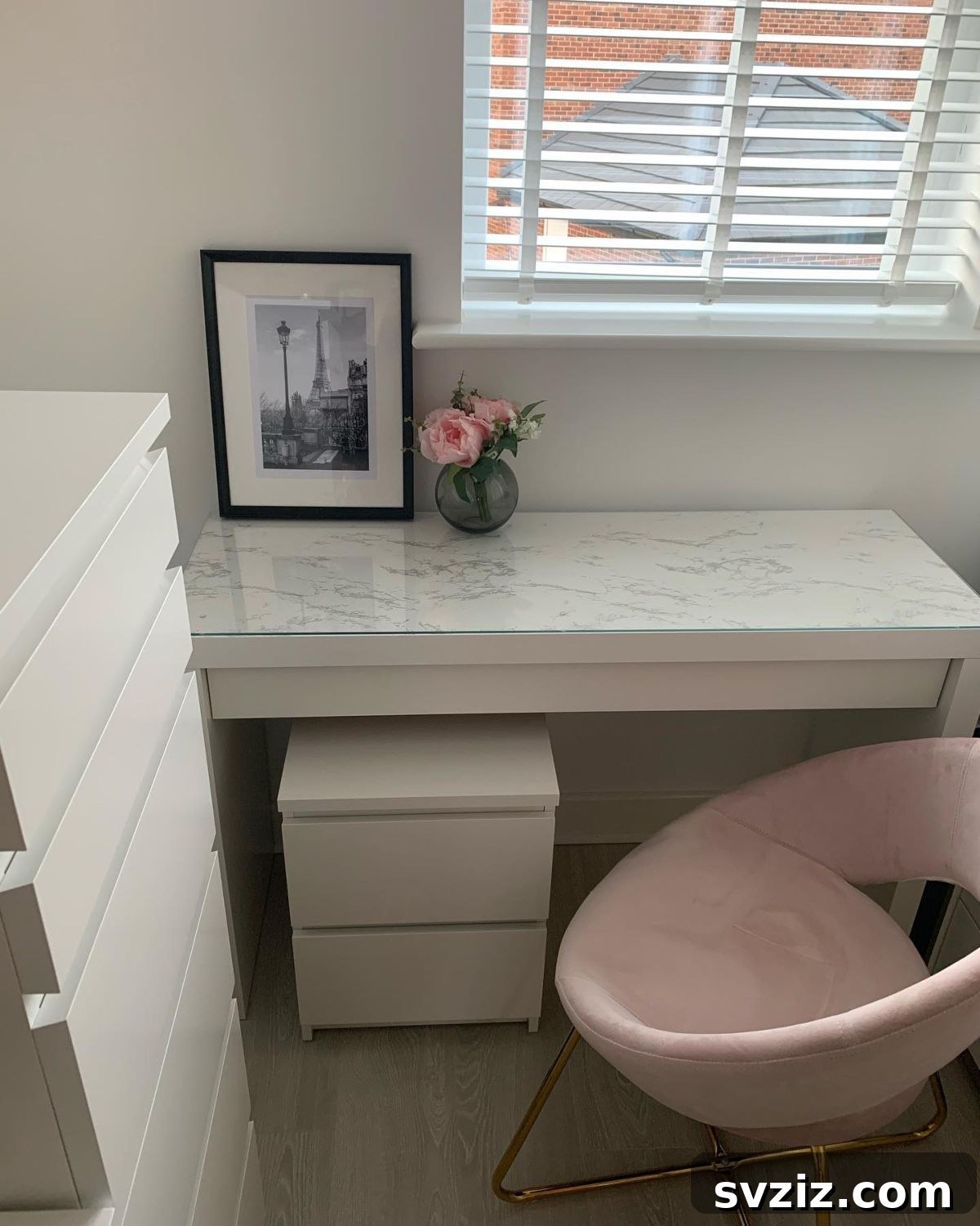 Marble Effect Desk