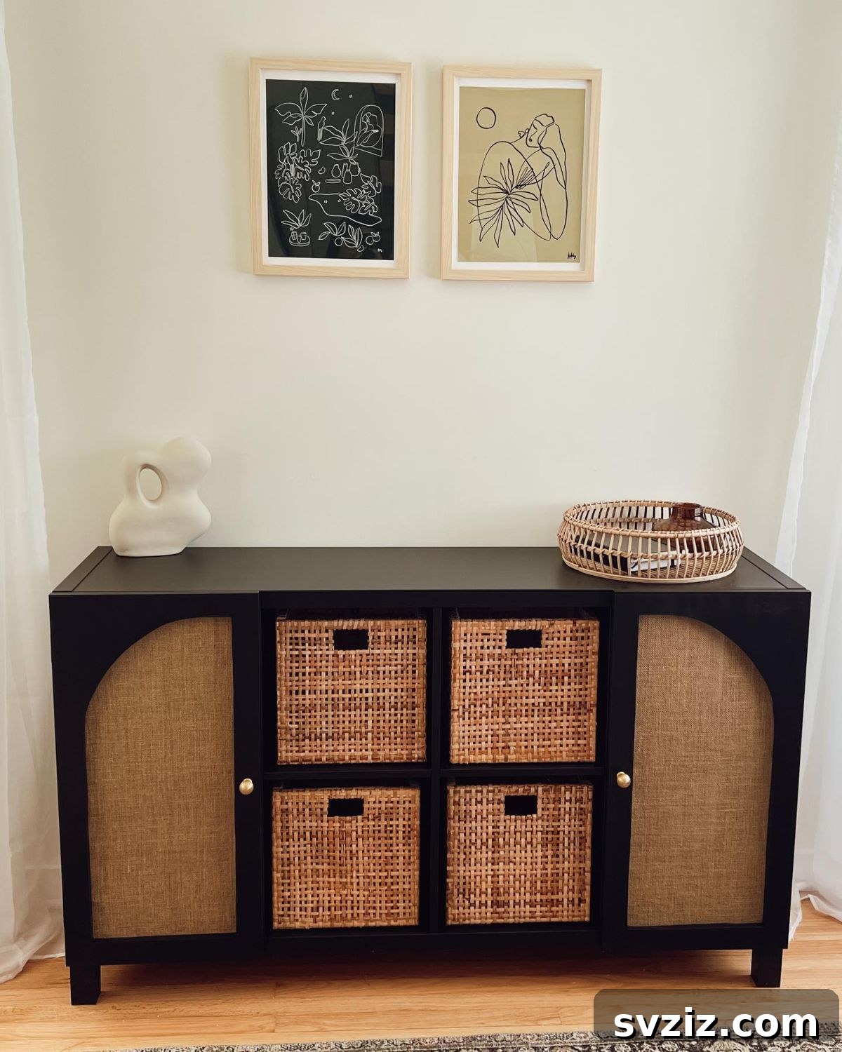 Rattan Style Sideboard
