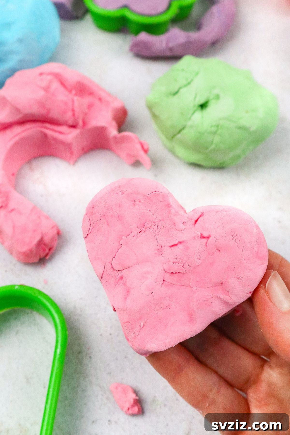 Fluffy Foam Dough 2 DIY Foam Dough: A simple, fun, and colorful sensory activity for kids.