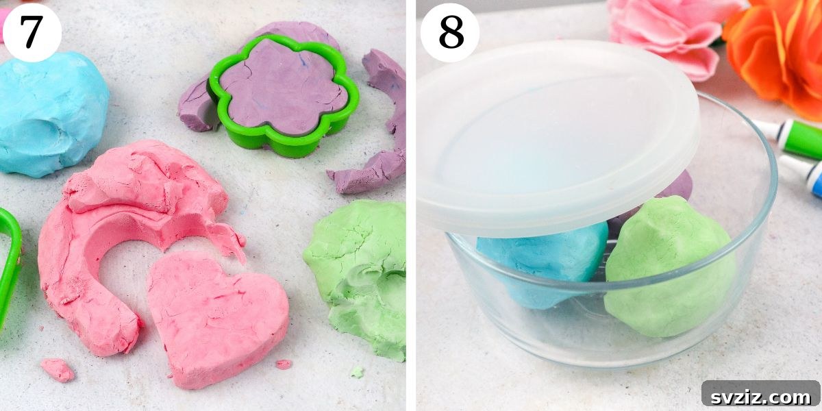 Fluffy Foam Dough 7 Gorgeous Foam Dough: Ready for creative play!