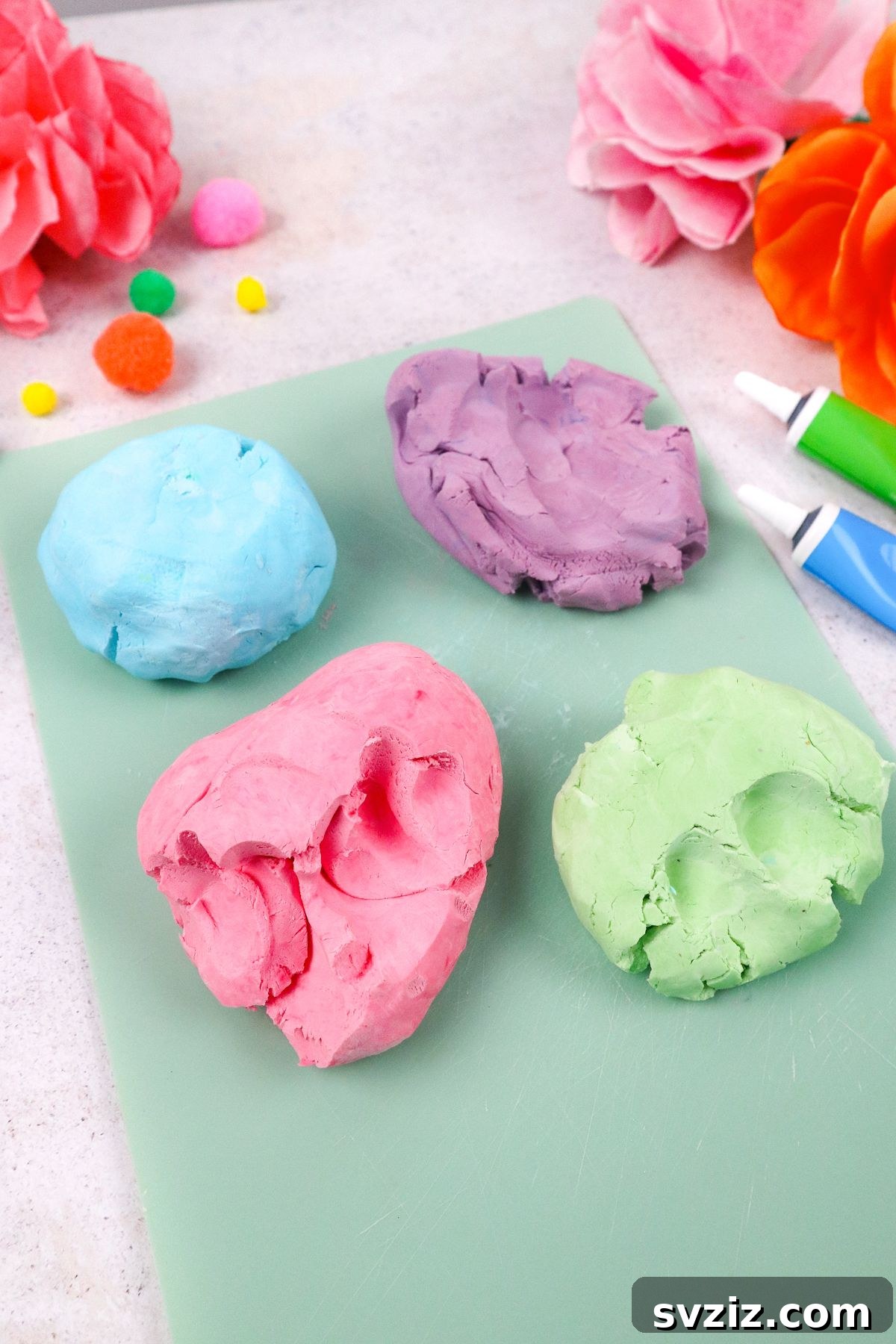 Fluffy Foam Dough 8 Nice Foam Dough: A quick 10-minute craft for instant fun.