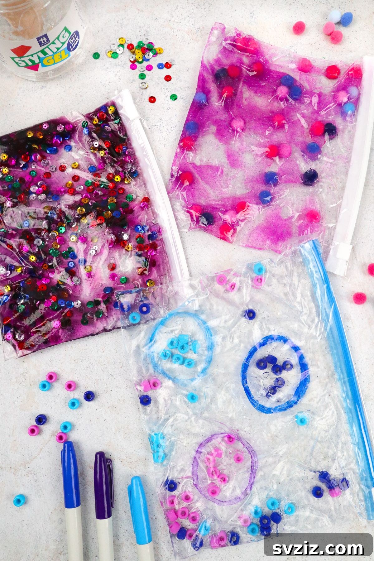 Beautiful Sensory Squish Bag