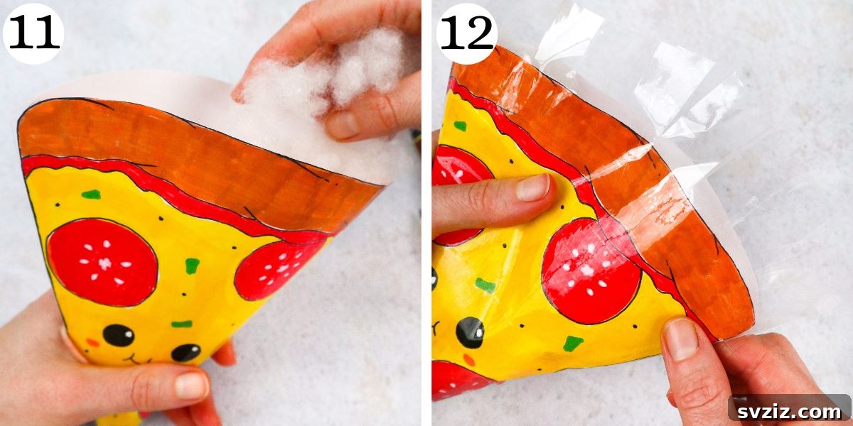 Creative Pizza Paper Squishy Stuffing