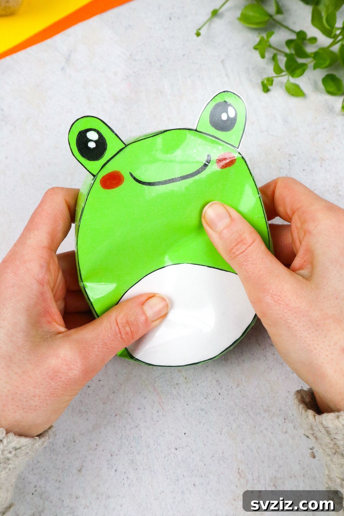 DIY Frog Squishy